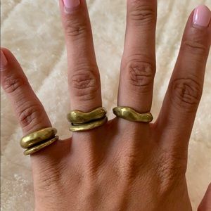 Beautiful Brass Bohemian Rings